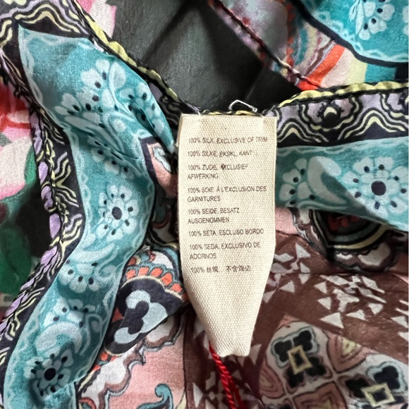 Johnny Was silk scarf - Picture 11 of 14